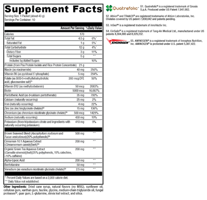 OptiMetaboliX™ Vanilla Delight No Added Sugar, No Stevia 10 Servings