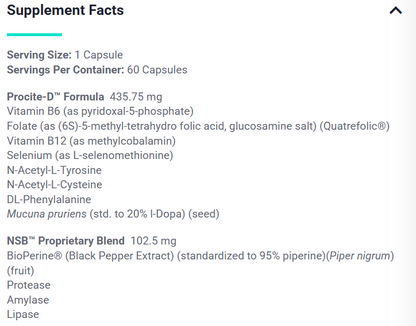 Procite-D™  60 Capsules