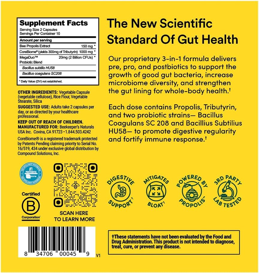 Propolis Complete Gut Health 60 Capsules