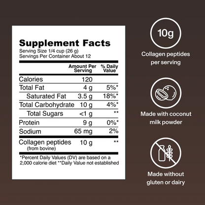Collagen Creamer Mocha 12 Servings