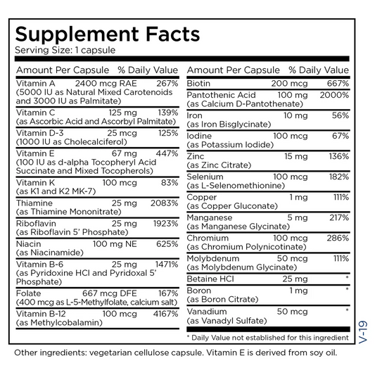 The Big One® with Iron 90 Capsules