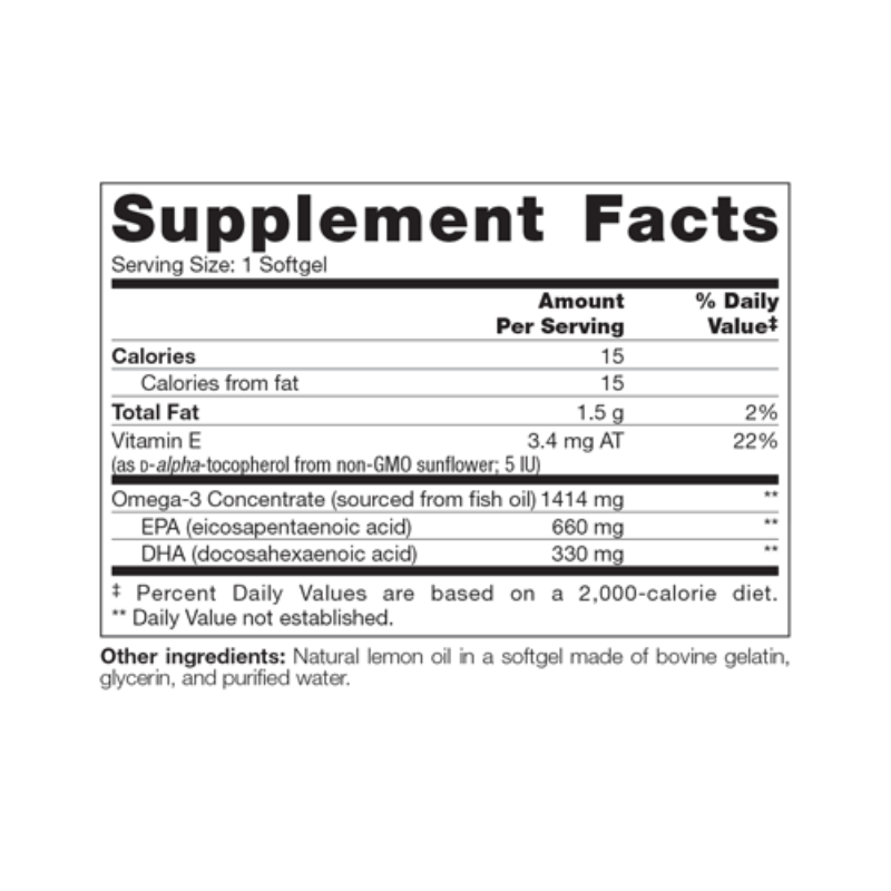 Trident SAP 66:33 Lemon 120 Softgels
