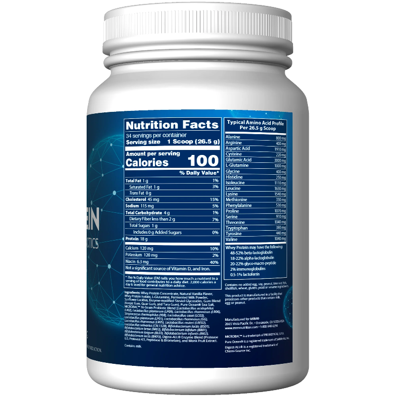 Whey Protein Vanilla 18 Servings