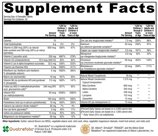 ActivNutrients® Chewable Mixed Berry 120 Tablets