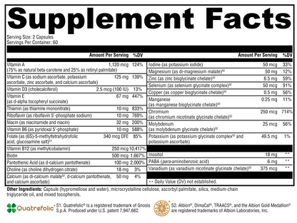 ActivNutrients® without Iron 120 Capsules