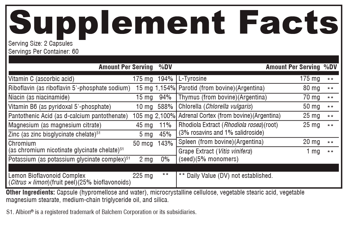 Adrenal Manager™ 120 Capsules