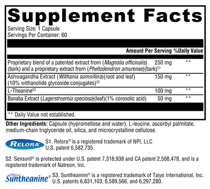 Cortisolv® 60 Capsules