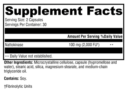 Nattokinase 60 Capsules