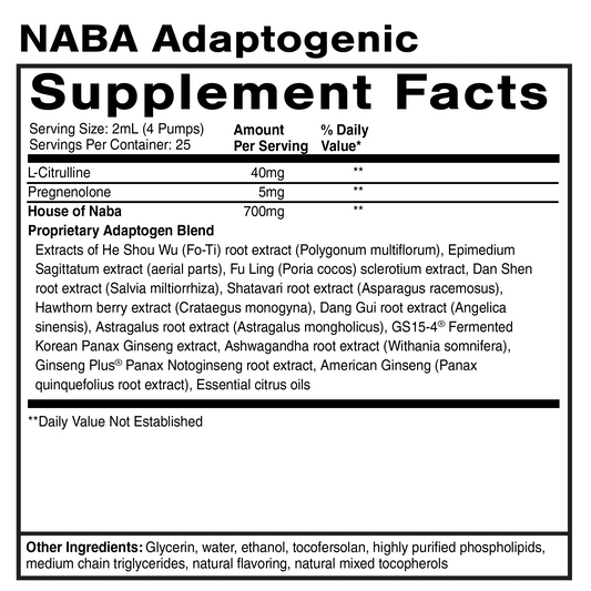 Adaptogenic Black Label 1.7 fl oz