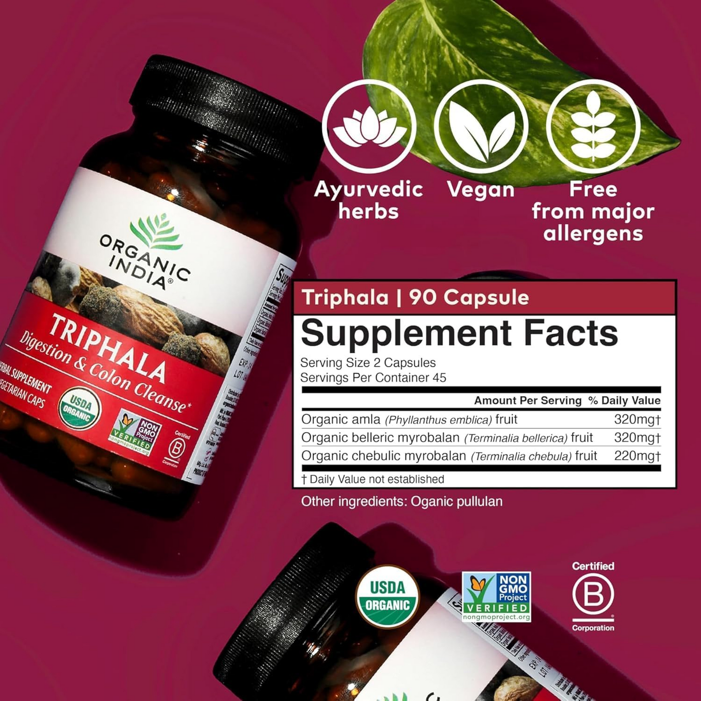 Triphala 90 Capsules